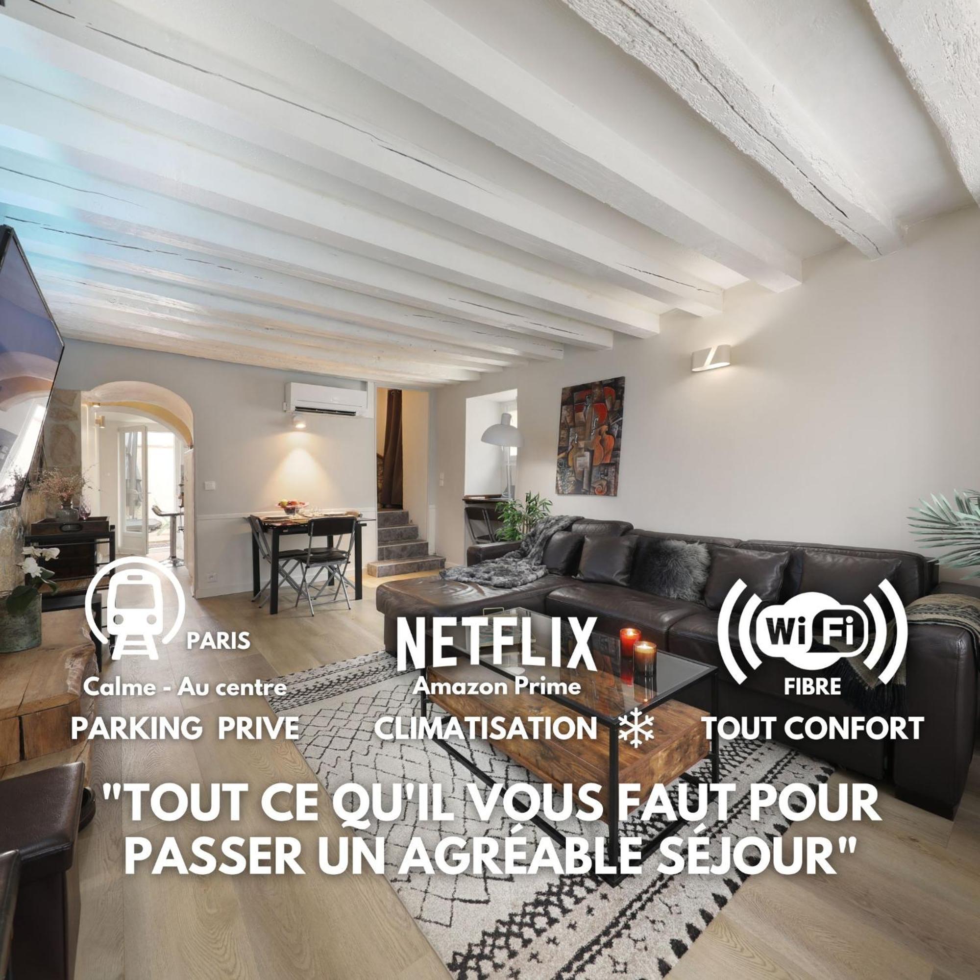 Maison Exception Proche Cdg Paris Asterix Chantilly Climatisation Parking Orry-La-Ville ภายนอก รูปภาพ